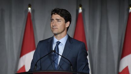 Le Premier ministre canadien, Justin Trudeau, le 5 juillet 2018, à Brampton (Canada). (ARINDAM SHIVAANI / NURPHOTO / AFP)