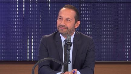 Sébastien Chenu,&nbsp;député RN du Nord était l'invité du "8h30 franceinfo", vendredi 17 septembre 2021. (FRANCEINFO / RADIOFRANCE)