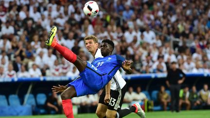 &nbsp; (Samuel Umtiti pendant la demi-finale face à l'Allemagne le 6 juillet © MaxPPP)