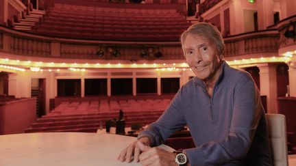 Le&nbsp;scénariste, producteur et auteur, Francis Veber,&nbsp;au théâtre de la Madeleine, à Paris. (LP/OLIVIER LEJEUNE / MAXPPP)