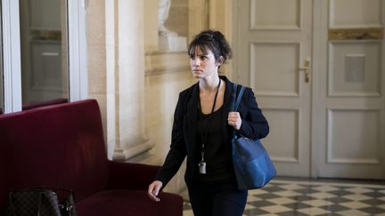 Sandrine Le Feur découvre le tweet de Stéphane Travert