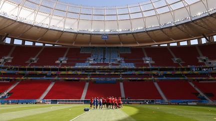 &nbsp; (la Suisse découvre le stade de Brasilia © REUTERS/David Gray)