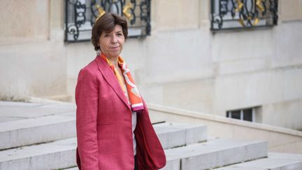 The Minister of Foreign Affairs, Catherine Colonna, during the Council of Ministers at the Elysée, October 31, 2023. (LUC NOBOUT / MAXPPP)