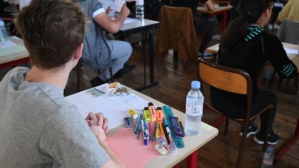 Un examen du baccalauréat, en juin 2019. Photo d'illustration. (DOMINIQUE FAGET / AFP)