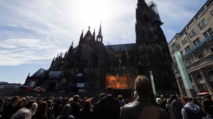 &nbsp; (L'Allemagne était rassemblée vendredi derrière le président Joachim Gauck et la chancelière Angela Merkel en la cathédrale de Cologne pour un hommage national aux 150 morts du crash de l'avion de Germanwings dans les Alpes françaises © Maxppp)