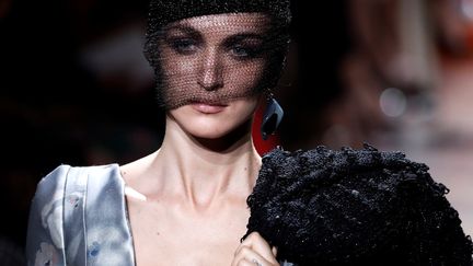 Giorgio Armani haute couture automne-hiver 2018, en juillet 2017 à Paris
 (Patrick KOVARIK / AFP)