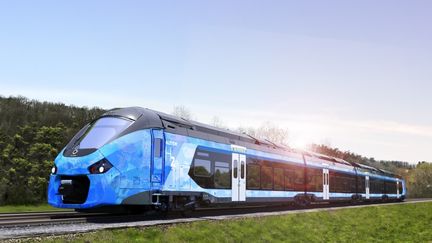 Un train à hydrogène (ALSTOM DESIGN&STYLING)