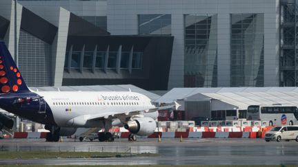 L'aéroport de Bruxelles-Zaventem (Belgique), le 29 mars 2016. (BENOIT DOPPAGNE / BELGA MAG / AFP)