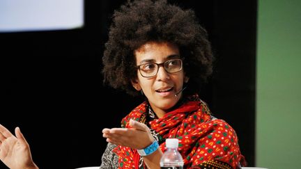 Timnit Gebru lors d'un colloque à San Francisco le 3 septembre 2018. (KIMBERLY WHITE / GETTY IMAGES NORTH AMERICA)