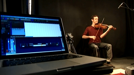 Séance d'enregistrement d'un cours de violon
 (Capture d&#039;écran / Culturebox)