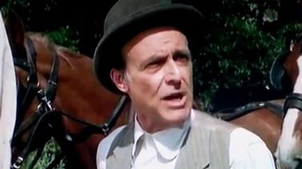 Richard Bull incarnant Nels Oleson dans "La petite maison dans la prairie" (capture d'&eacute;cran). (YOUTUBE)