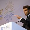 Emmanuel Macron lors de la COP27, le 8 novembre 2022 à Charm el-Cheikh (Egypte). (LUDOVIC MARIN / AFP)