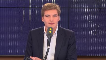 Le député LR Robin Reda invité de franceinfo samedi 28 octobre 2017. (RADIO FRANCE)