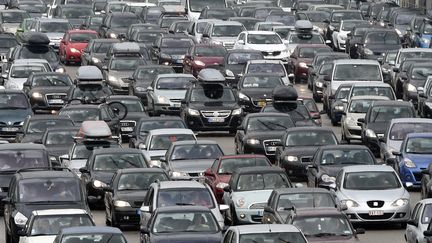 Sur l'autoroute A7, pr&egrave;s de Vienne (Is&egrave;re), le 2 ao&ucirc;t 2014.&nbsp; (PHILIPPE DESMAZES / AFP)