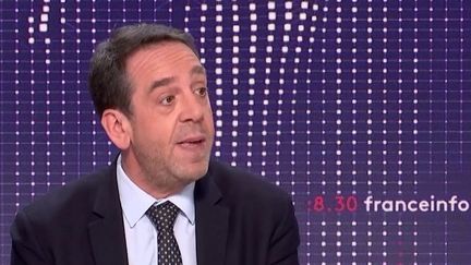 le président du Parti radical de gauche (PRG), Guillaume Lacroix, invité du 8h30 franceinfo, mercredi 29 décembre 2021. (FRANCEINFO)