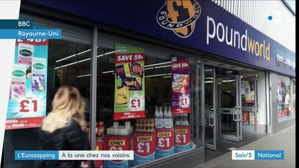 Un magasin Poundworld (France 3)