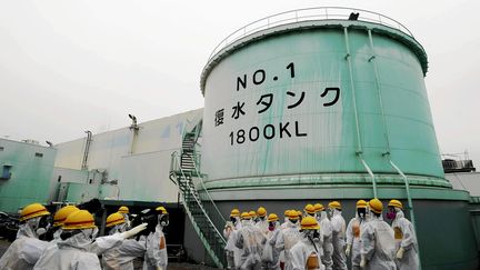 Le r&eacute;acteur num&eacute;ro 1 de la centrale nucl&eacute;aire de Fukushima (Japon), le 11 juin 2013. (YOMIURI / AFP)