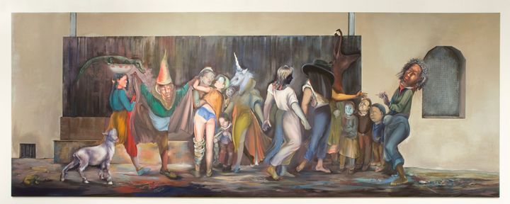 Martial Raysse, Le Carnaval à Périgueux, 1992 - Pinault Collection, Palazzo Grassi Spa / photo : ORCH orsenigo_chemollo
 (Adagp, Paris 2014)