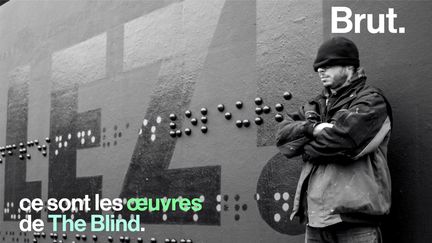 Ça, c'est du graffiti en braille. Ce sont les œuvres de The Blind. Brut l'a rencontré.