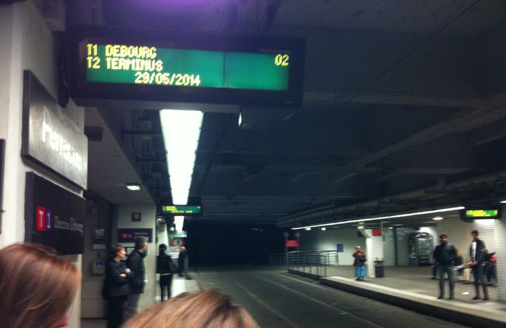 Ligne de Tram pour atterrir à Confluence
 (C. Lichan)