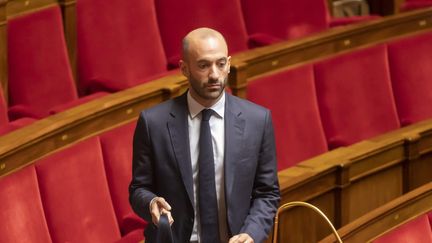 Le député de Paris Benjamin Haddad à l'Assemblée nationale, le 3 octobre 2022.&nbsp; (VINCENT ISORE / MAXPPP)