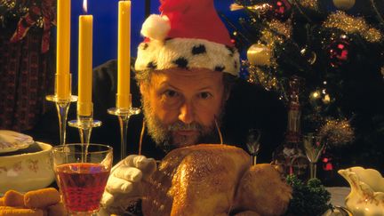 Repas de Noël avec le Père Noël comme convive. Photo d'illustration.
 (MAXPPP)