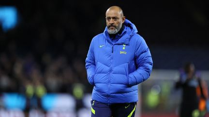 Nuno Espirito Santo a dirigé son dernier match à la tête de Tottenham face à Manchester United.&nbsp; (MI NEWS / NURPHOTO via AFP)