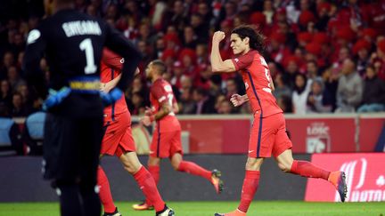 Edinson Cavani, déjà auteur de 4 buts en 3 matchs de Ligue des champions. (FRANCOIS LO PRESTI / AFP)