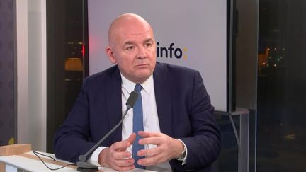 Stéphane Boujenah, directeur général de président du directoire d'Euronext, était l'invité éco de franceinfo du mercredi 23 novembre 2022. (FRANCEINFO / RADIO FRANCE)