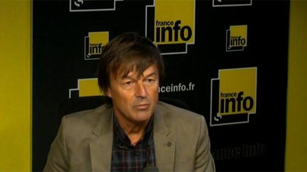 &nbsp; (Nicolas Hulot ce mercredi sur France Info © RF)