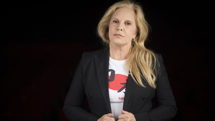 La chanteuse Sylvie Vartan à l'Olympia, à Paris, le 6 septembre 2017.&nbsp; (MARTIN BUREAU / AFP)