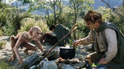 Rafa&euml;l Nadal en Gollum et Roger Federer en Hobbit. Les anti-Nadal ont encore frapp&eacute;, avec cette parodie d'une affiche du "Seigneur des anneaux". (DR )