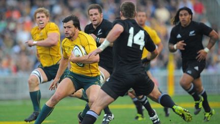 Adam Ashley-Cooper (Australie) face à Cory Janes (Nouvelle-Zélande)