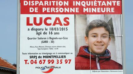 L'appel à témoin lancé pour retrouver Lucas Tronche, 16 ans, disparu depuis le 18 mars 2015, dans le Gard. (MAXPPP)