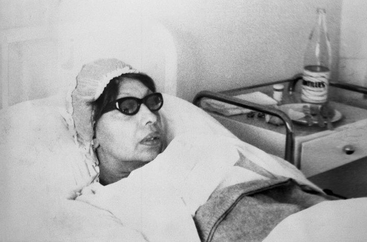 Joséphine Baker, hospitalisée à Périgueux en mars 1969
 (UPI / AFP)