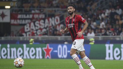 Olivier Giroud face à l'Atlético de Madrid en&nbsp;Ligue des champions, le 28 septembre (GIUSEPPE COTTINI / NURPHOTO)