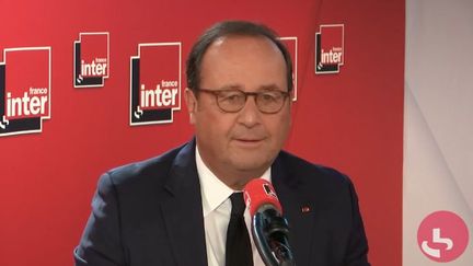 François Hollande, ancien président de la République, était invité de France Inter, lundi 30 septembre. (FRANCEINTER)