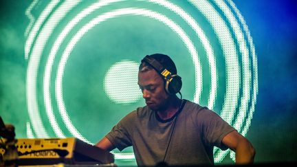 Le DJ Jeff Mills au festival belge Tomorrowland, le 26 juillet 2014.&nbsp; (JONAS ROOSENS / BELGA MAG)