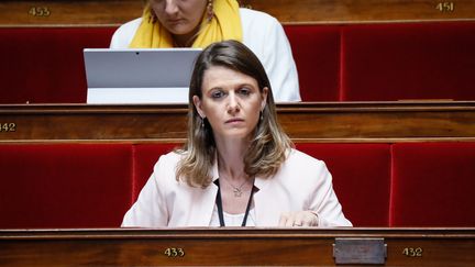 Laurianne Rossi à l'Assemblée nationale, le 25 juillet 2017 (THOMAS PADILLA / MAXPPP)