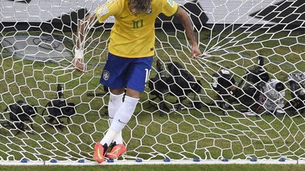 Le Br&eacute;silien Neymar lors du match contre le Mexique &agrave; Fortaleza, le 17 juin 2014. (REUTERS)