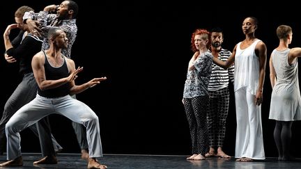 Les danseurs de la compagnie de Bill T. Jones ont ouvert le Festival de Marseille le 19/06/2013.
 (AFP PHOTO / BORIS HORVAT)