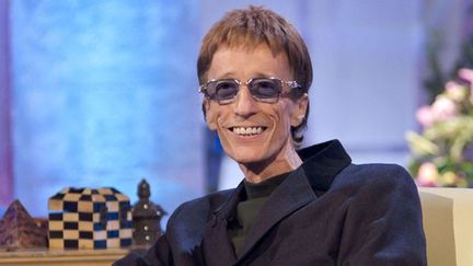 Robin Gibb, très amaigri, le 24 octobre 2011 à la TV britannique
 (Steve Meddle / Rex Feat/REX/SIPA)