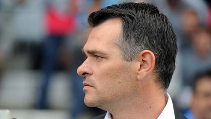 Willy Sagnol, champion du monde en 1998 et actuel entraineur des Girondins de Bordeaux, le 14 septembre 2014 &agrave; Guingamp. (FRED TANNEAU / AFP)