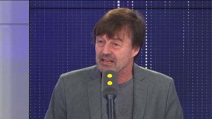 Nicolas Hulot, sur franceinfo, mercredi 29 janvier. (FRANCEINFO / RADIOFRANCE)