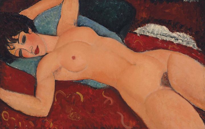 "Nu couché"
 (Amedeo Modigliani )