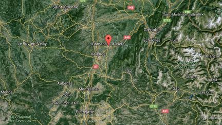 Un automobiliste a&nbsp;&eacute;t&eacute; contr&ocirc;l&eacute; &agrave; Romans (Dr&ocirc;me)&nbsp;avec 4,66 grammes d'alcool par litre de sang, le 11 septembre 2015. ( GOOGLE MAPS)