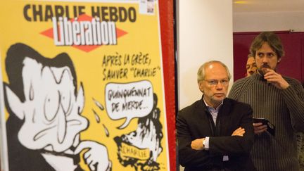 &nbsp; (La rédaction de Libération héberge Charlie Hebdo dans ses locaux © MaxPPP)