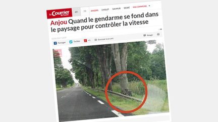 Le site du Courrier de l'Ouest. (CAPTURE D'ECRAN)