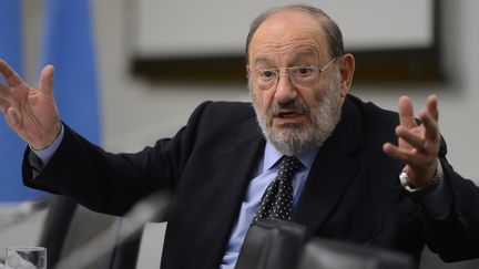 L'écrivain et intellectuel italien Umberto Eco, ici en 2013.
 (CEM OZDEL / ANADOLU AGENCY)