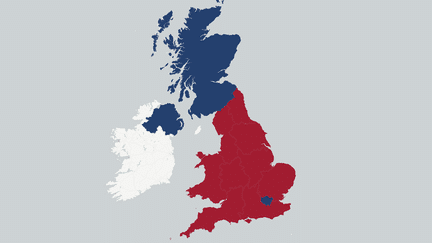 Brexit : la répartition du vote par régions (NICOLAS ENAULT)